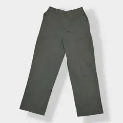 Mysa& Liina ミーサリーナ コットン ストレートパンツ カーキ M