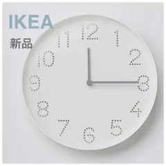 ｛新品・未開封｝トロマ イケア 掛け時計 壁掛け時計 静音 ホワイト