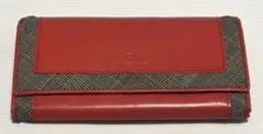 GIVENCHY ジバンシィ 二つ折り財布 レッド チェックのサムネイル