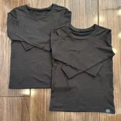 HEATTECH ULTRA WARM アンダーシャツ 110 ブラック セット