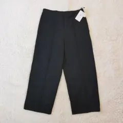 新品タグ付 現行 吸湿発熱 ワイドパンツ スラックス TAKUMIBA 黒 LL