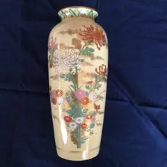 【 薩摩焼 / 飾り壺 】 壺 ツボ 花柄 オシドリ伝統陶芸　縁起物　鴛鴦 薩摩焼 / 飾り壺 】 壺 ツボ 花柄 オシドリ伝統陶芸 縁起物 鴛鴦