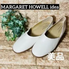 MARGARET HOWELL idea フラットシューズ ホワイトのサムネイル