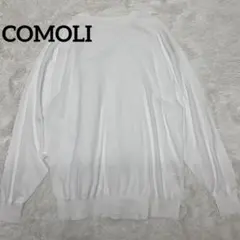 COMOLI コモリ　コットン　クルーネック　ニット 春夏のサムネイル