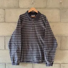 【VINTAGE】00’s Eddie Bauer ボーダーポロシャツ 美品