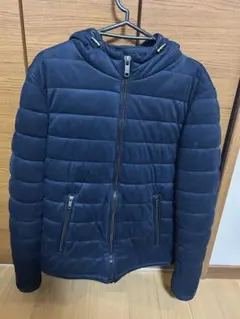 ZARA MAN ネイビー キルティングジャケット M