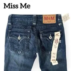 希少◆Miss Me ダメージ加工スキニーデニム 【23】y2k ラインストーン