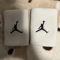 ホワイト ジャンプマンリストバンド 2個セット