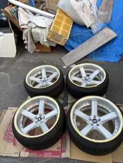 WORK ジースト ST2 18インチ タイヤホイール4本セットのサムネイル