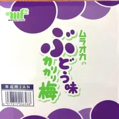 ムラオカ　ぶどう味カリカリ梅 20個入り　賞味期限　2026年2月12日