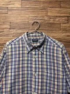 か*ん様専用 OLD UNIQLO チェック柄 半袖シャツ Lサイズ