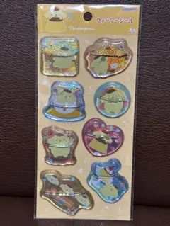 サンリオ　ウォーターシール　ポムポムプリン