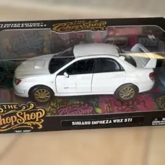 スバル インプレッサ ミニカー 1/24 モータマックス製 ホワイトのサムネイル
