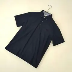 LIFE & WORK DESIGN ボタンダウンポロ 半袖 ネイビー 美品 M