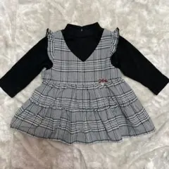 プティマイン　ドッキングワンピース 80