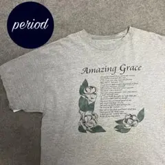 P1289 unknown amazing grace 古着　プリントTシャツ