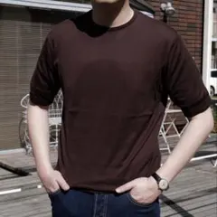 m*o様 【美品】 JOHN SMEDLEY クルーネック半袖ニット beldeのサムネイル