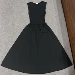 FRAY I.D ノースリーブ ワンピース ブラック インナー付
