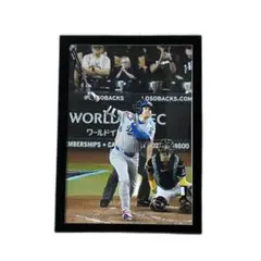★激安　ドジャース　大谷翔平　54号　ホームラン　A4ポスター　フレーム付き