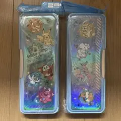 ポケモン　ホログラムふでばこ　2個セット　日本製