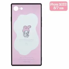 マイメロディ iPhone SE 7 8 スクエアミラーケース グルマンディーズのサムネイル