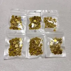 ★30個入り×6個 180個 半パールビーズ フラットバック真珠 ハンドメイド