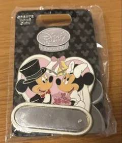 ディズニーストア ミッキー・ミニー ウェディング ピンバッジ ウエディング