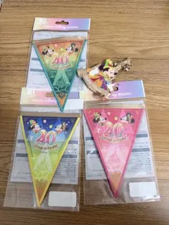 東京ディズニーランド 40周年 バッグチャーム ガーランド