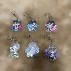 名探偵コナン　アニメ　キャラクター　 アクリルキーホルダー 6個セット