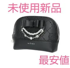 【新品】NOEMIE ノエミー ビジューポーチ 黒
