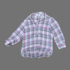 UNIQLO チェックシャツ 七分袖