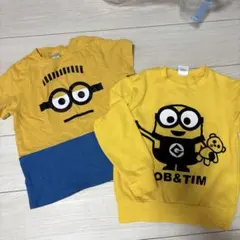 ミニオン Tシャツ トレーナー 2点 120