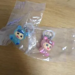 クレヨンしんちゃん めじるしアクセサリー みんなでくまパジャマ 2個セット