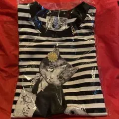 ヒグチユウコ　パイナップル戦Tシャツ ヒグチユウコ 新将棋会館 棋の音 Tシャツ Lサイズ 黒 パイナップル星人