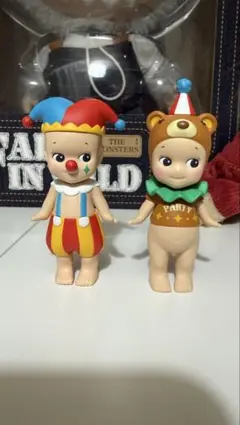 ソニーエンジェル　サーカスシリーズ　2体 ピエロ くま
