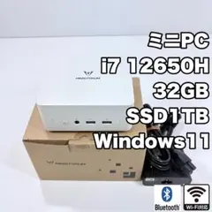 MinisForum ミニPC i7 12650H 32GB SSD1T 訳ありのサムネイル