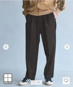 オルマイイージーパンツ　green label relaxing　ブラウン　M