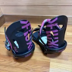 FLUX PR スノーボード ビンディング ブラック/ピンク　サイズ:M