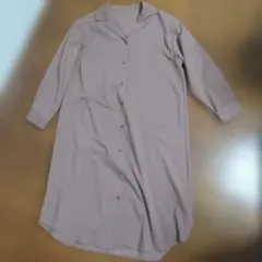 INGNI ピンクベージュ シャツワンピース