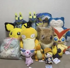 ポケモン　ぬいぐるみ　リュック　ブランケット　13点セット