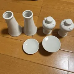 白い陶器製神具セット