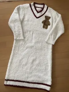 GELATO PIQUE ホリデーテディベアルームウェア白