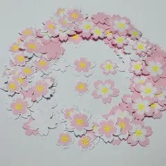 さくらクラフトパンチ(白ピンク100枚)