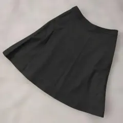b3182 Green Label Relaxing【38】黒 フレアスカート