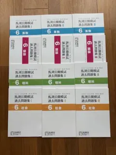 馬渕教室 小学6年 公開模試 過去問題集4教科 12冊セット 2023/2024 馬渕教室 小学6年 公開模試 過去問題集4教科 12冊セット 2023/2024