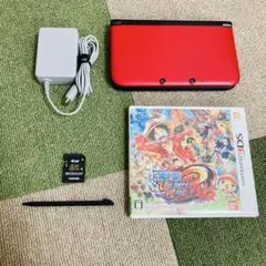 ニンテンドー3DS LL レッド×ブラック　　+α