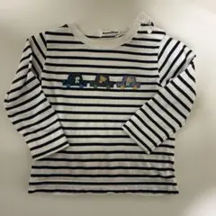 美品　familiar ファミリア 長袖カットソー 90cm