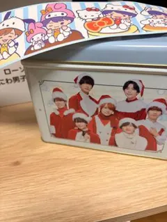 なにわ男子　ローソン 2022クリスマスメニュー予約特典 缶ケース