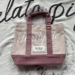 Herlipto HLT DAILY LOGO TOTE rose 名古屋限定 - メルカリ