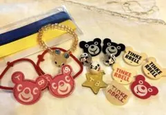 パーツセット　手芸　リボン　ティンカーベル　ヘアゴム　ハンドメイド　素材